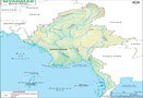 Myanmar River Map